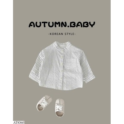 AT8360 ÁO SƠ MI KẺ SIZE NHÍ CHO BT