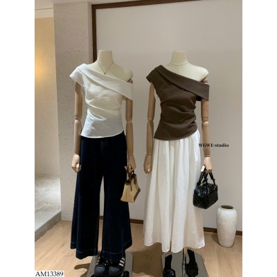 AM13389 ÁO LỆCH VAI CHO NỮ W.G.W.E