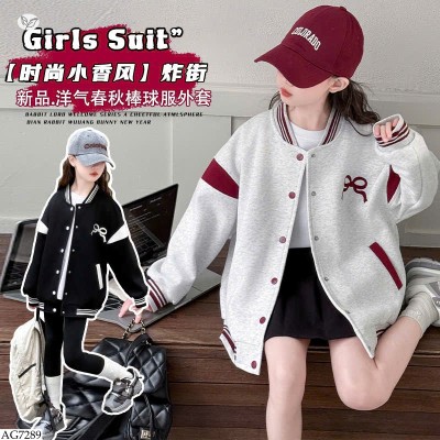 AG7289 ÁO KHOÁC BÓNG CHÀY CHO BÉ GÁI