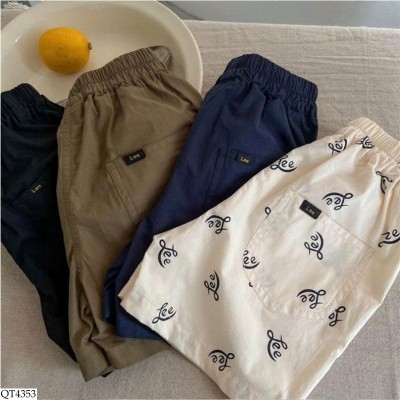 QT4353 QUẦN SHORT CHỮ CHO BÉ TRAI