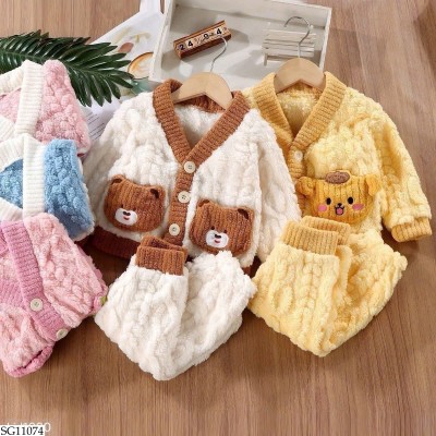 SG11074 BỘ LÔNG PHỐI TÚI MẶC NHÀ CHO BÉ