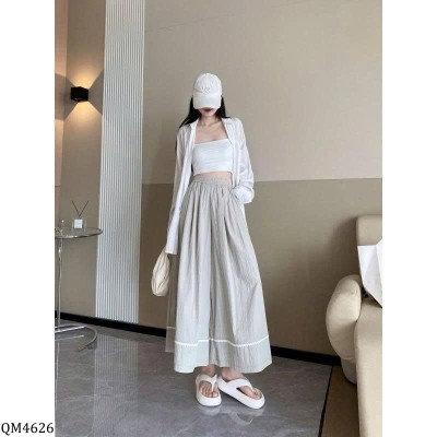 QM4626 QUẦN ỐNG RỘNG CẠP CHUN