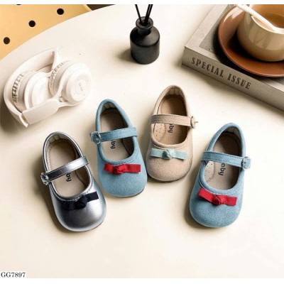 GG7897  GIÀY BÚP BÊ ĐÍNH NƠ CHO BÉ