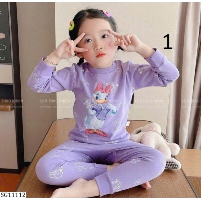 SG11112  BỘ DÀI TAY HOẠT HÌNH BG