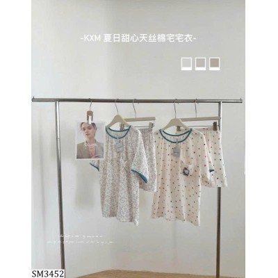 SM3452 BỘ MẶC NHÀ CỔ TRÒN