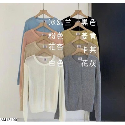 AM13400  ÁO LEN CARDIGAN MỎNG HÀN QUỐC