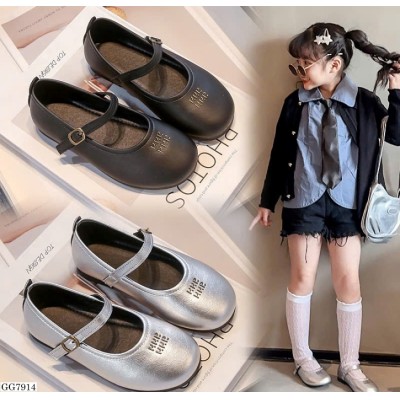 GG7914 GIÀY BÚP BÊ CHỮ MIU CHO BÉ