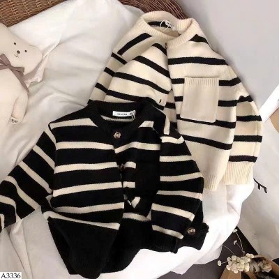 A3336 ÁO CARDIGAN KẺ CHO BÉ