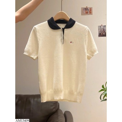 AM13409 ÁO POLO LEN THÊU HÌNH CÚN 