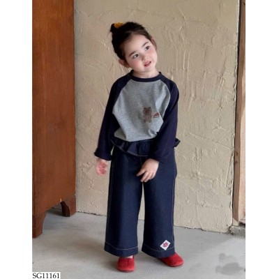 SG11161 SET ÁO GẤU MIX QUẦN JEAN BG