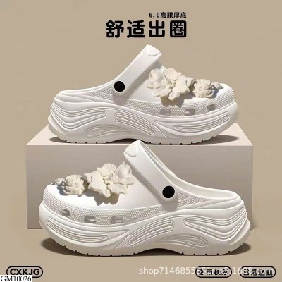 GM10026 SỤC CROCS ĐÍNH HOA NỮ