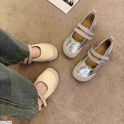 GG7910 GIÀY BÚP BÊ ĐẾ BỆT BG