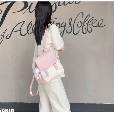 TM6113 BALO HELLO KITTY HỒNG (KO KÈM MÓC KHÓA)