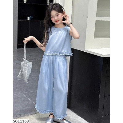 SG11163 SET ÁO SÁT NÁCH QUẦN SUÔNG BÉ GÁI