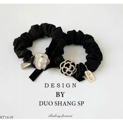 KT1610 SET 2 DÂY BUỘC TÓC HOA TRÀ