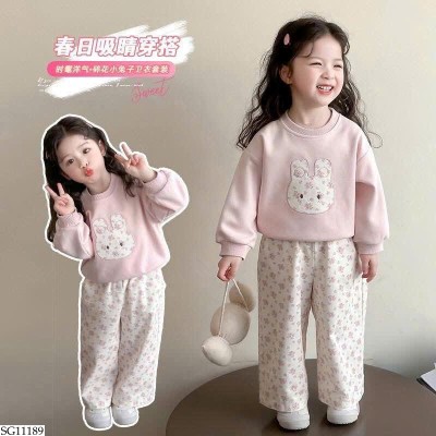 SG11189 SET THỎ HÔNG CHO BÉ GÁI