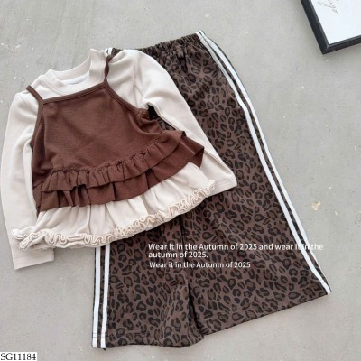 SG11184 SET ÁO MIX QUẦN DA BEO BG