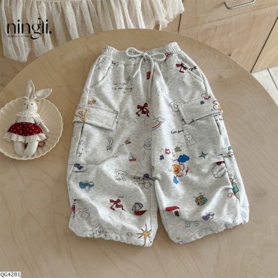 QG4281 QUẦN NỈ HỌA TIẾT NINGLI