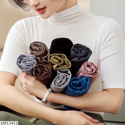 AM13451  ÁO GIỮ NHIỆT TAY LỠ CỔ CAO
