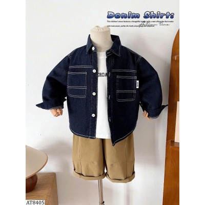 AT8405 ÁO SƠ MI DENIM BT