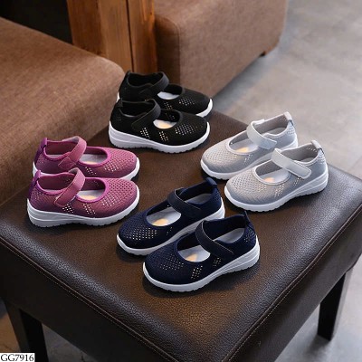 GG7916 GIÀY LƯỚI QUAI DÁN CHO BÉ
