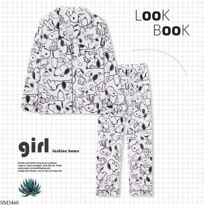SM3460 BỘ PIJAMA DÀI TAY CHO NỮ