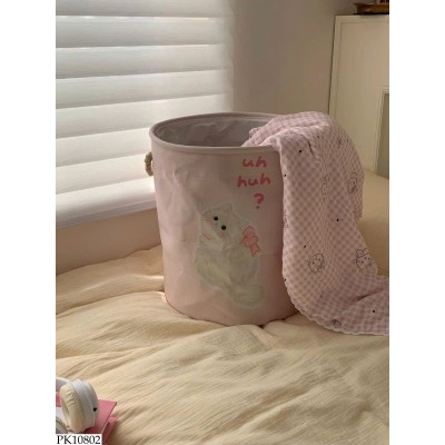 PK10802 GIỎ ĐỰNG QUẦN ÁO HOẠT HÌNH CUTE