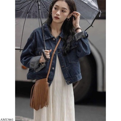AM13461 ÁO KHOÁC JEAN CHO NỮ