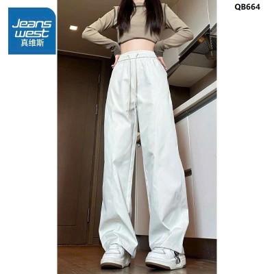 QB664 QUẦN ỐNG SUÔNG CÁ TÍNH NAM NỮ JEANSWEST