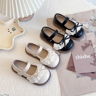 GG7924 GIÀY BÚP BÊ REN NƠ BG