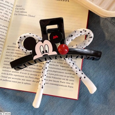KT1616 KẸP TÓC MICKEY CHẤM BI