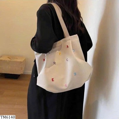 TM6140 TÚI TOTE THÊU CHỮ