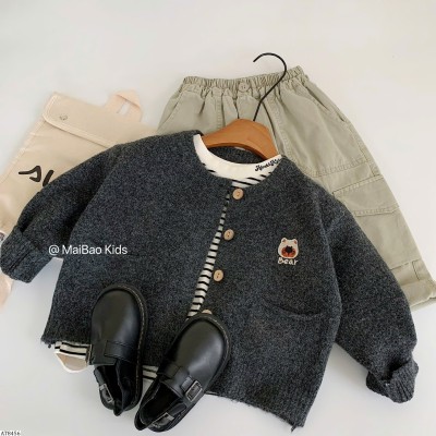 AT8456 ÁO CARDIGAN LEN CHO BÉ