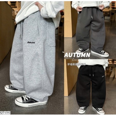 QT4392  QUẦN NỈ SUÔNG CẠP CHUN CHO BÉ AOAOKIDS
