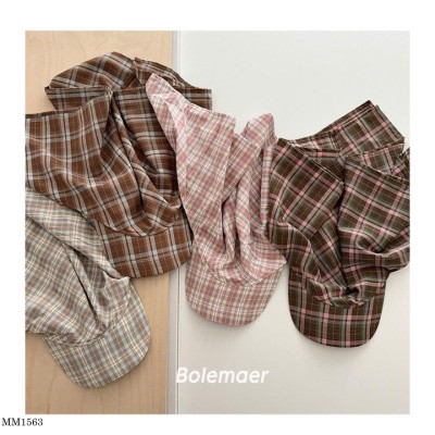 MM1563  MŨ TURBAN PHỐI KẺ BOLEMAER