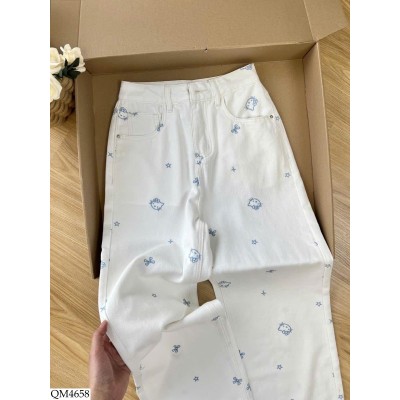 QM4658 QUẦN JEAN HELLO KITTY