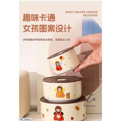 PK10841 SET 3 HỘP ĐỰNG CƠM DONA HOME DECOR
