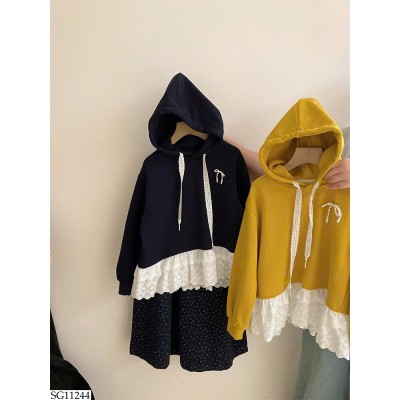 SG11244 SET ÁO HOODIE MIX QUẦN HOA BG