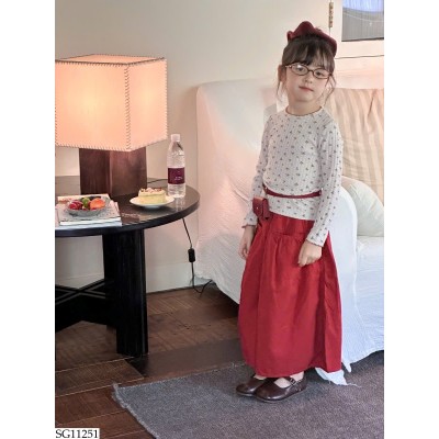 SG11251 SET ÁO HOA NHÍ MIX QUẦN ỐNG RỘNG BG