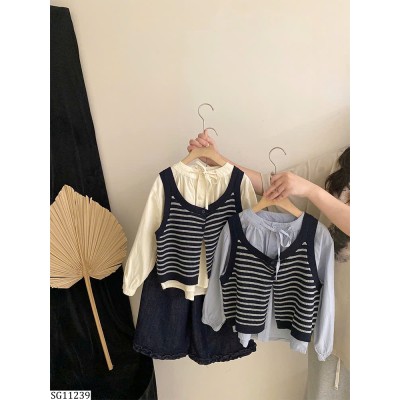SG11239 SET ÁO 2 MẢNH MIX QUẦN JEAN