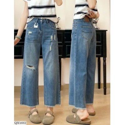 QM4662   QUẦN SHORT JEAN RÁCH NỮ