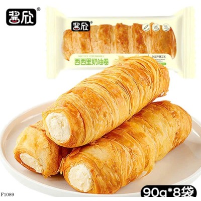 F1089  SET 8 BÁNH MỲ NHÂN KEM