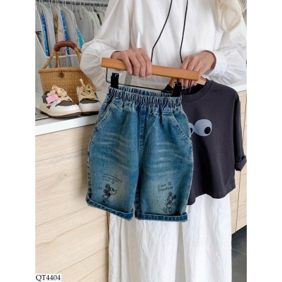 QT4404 QUẦN JEAN CHUỘT MICKEY CHO BÉ