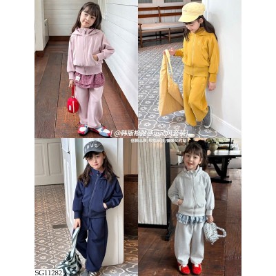 SG11282 BỘ KHOÁC NỈ BÉ GÁI