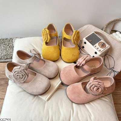 GG7931 GIÀY BÚP BÊ QUAI ĐÍNH HOA BÉ GÁI