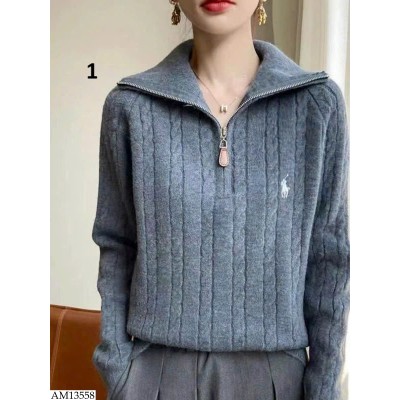 AM13558 ÁO LEN THÊU NGỰA NỮ