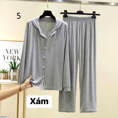 SM3473 BỘ PIJAMA DÀI TAY NỮ