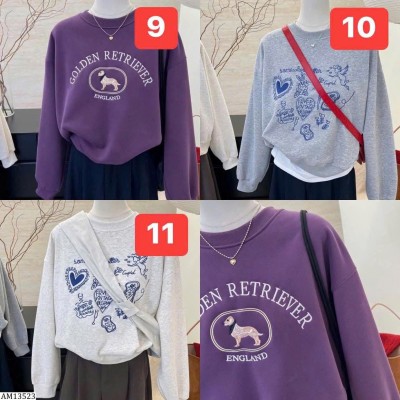 AM13523  BST ÁO SWEATER LÓT LÔNG