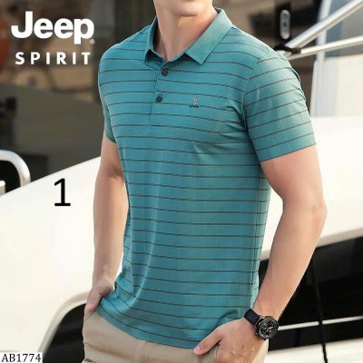 AB1774 ÁO POLO KẺ NGANG JEEP
