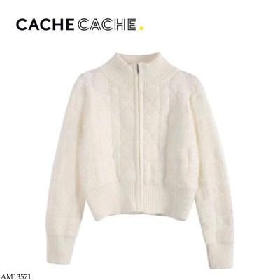 AM13571 ÁO KHOÁC LEN CACHE
